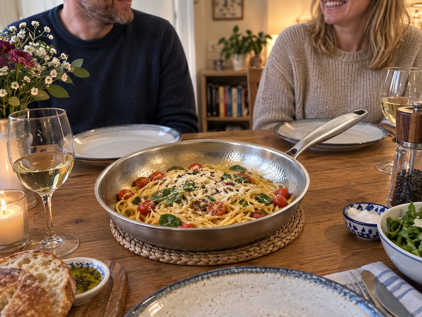 Customer photo review of Titanure™ 100% Pure Titanium Frying Pan