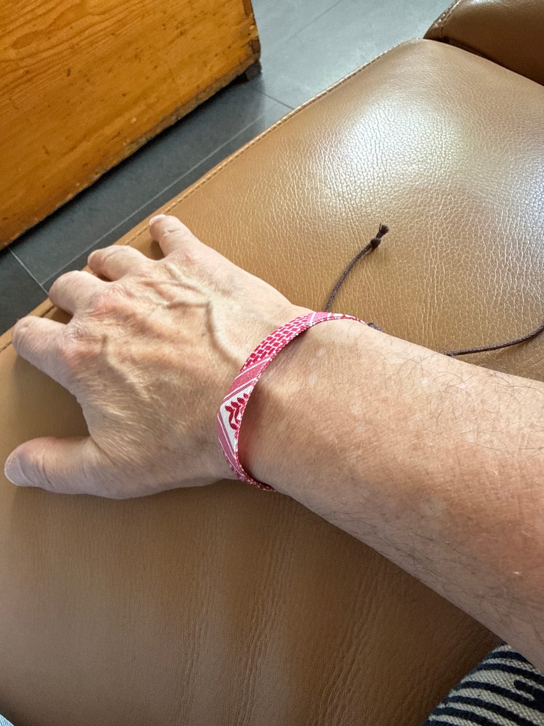 Customer photo review of Keffiyeh Bracelet