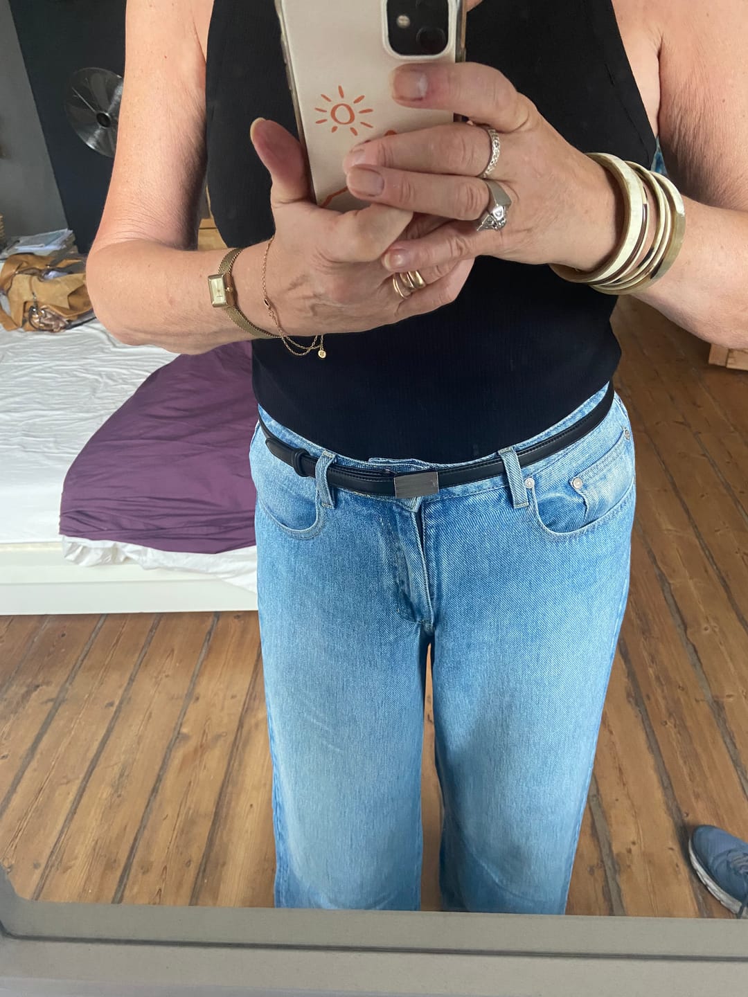 Customer photo review of Ceinture mini mec doré - Laurence Bras