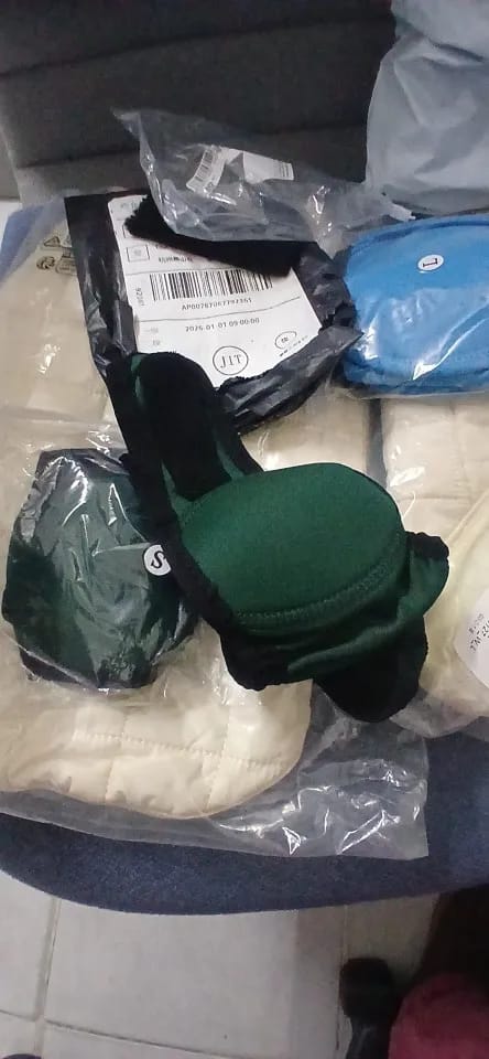 Customer photo review of Dog Anxiety Ear Cover