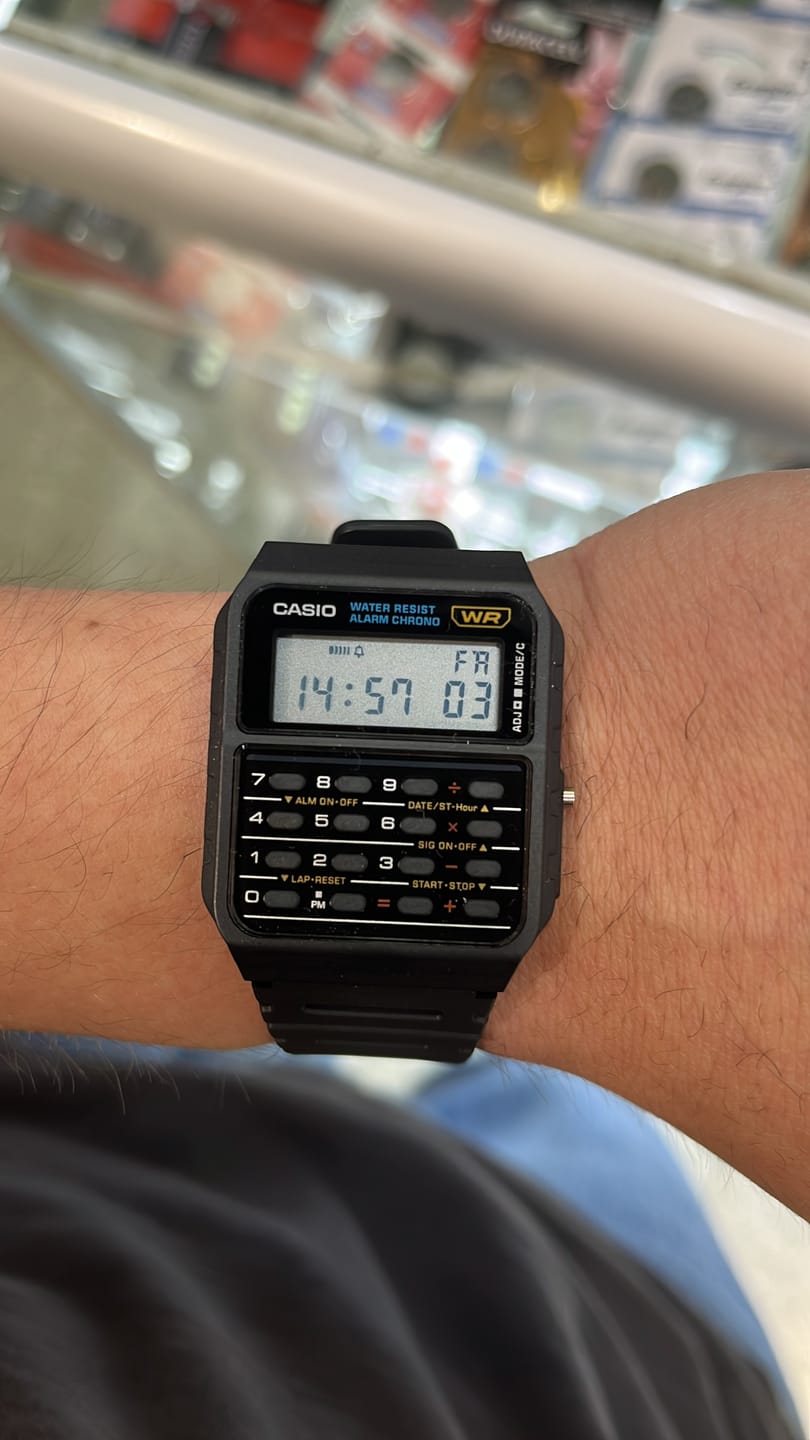 Customer photo review of Reloj Calculadora Casio Vintage CA-53W-1Z Negro