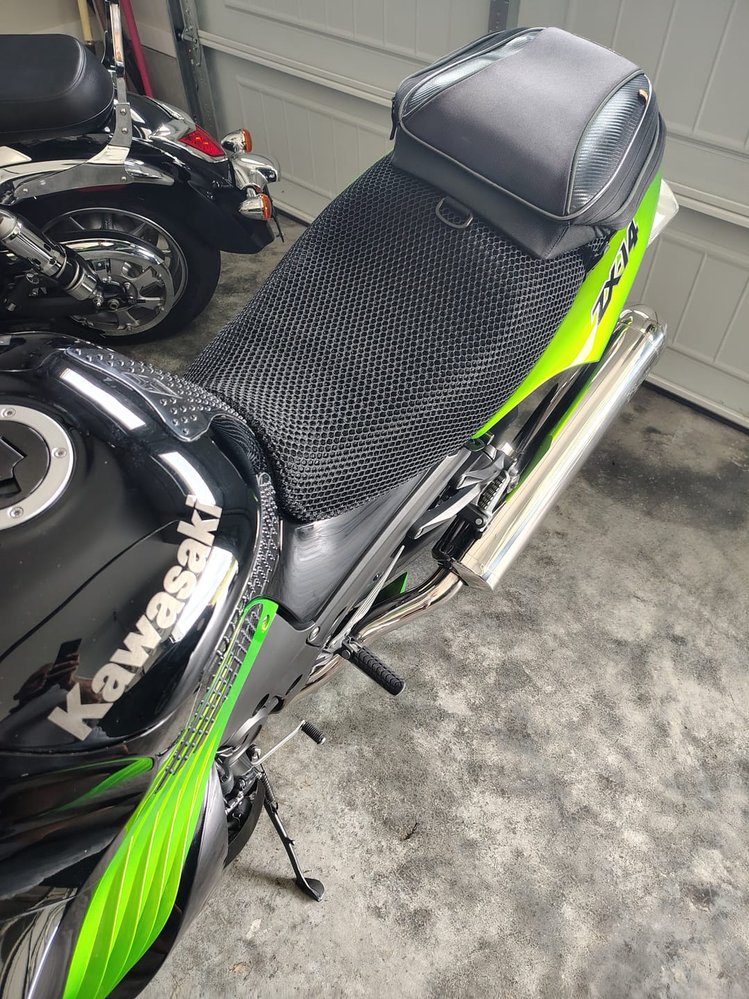 Customer photo review of Wind Rider Seat Cover