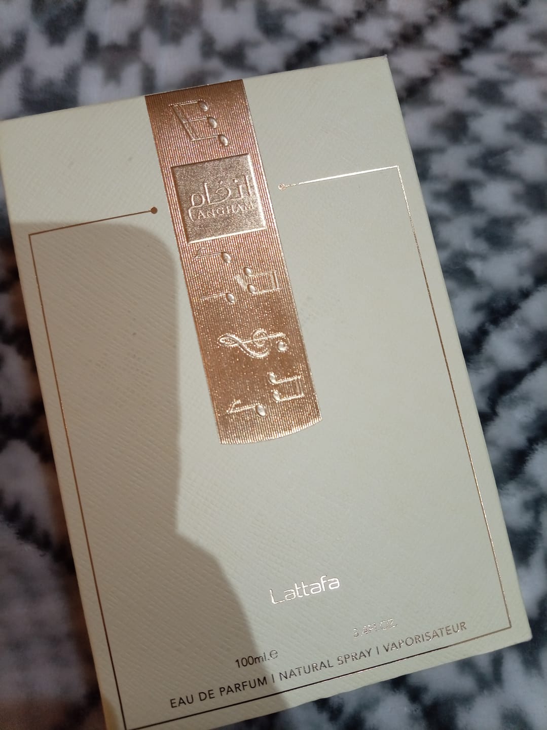 Customer photo review of Angham Eau De Parfum 100ml - Lattafa