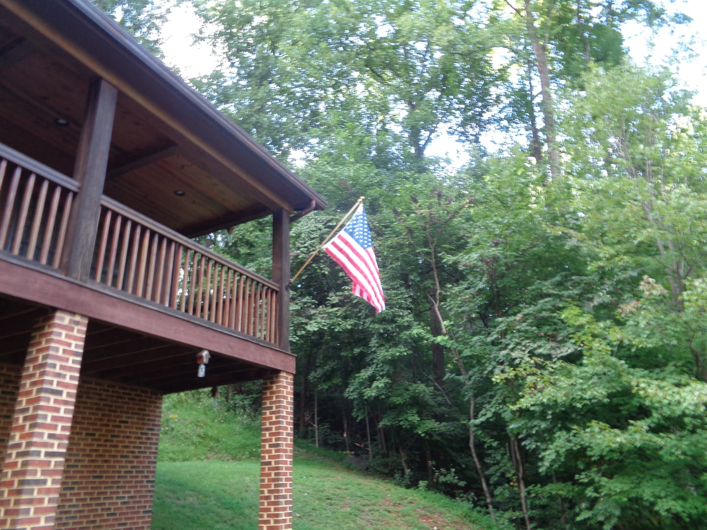 Customer photo review of 3' x 5' American Flag Set