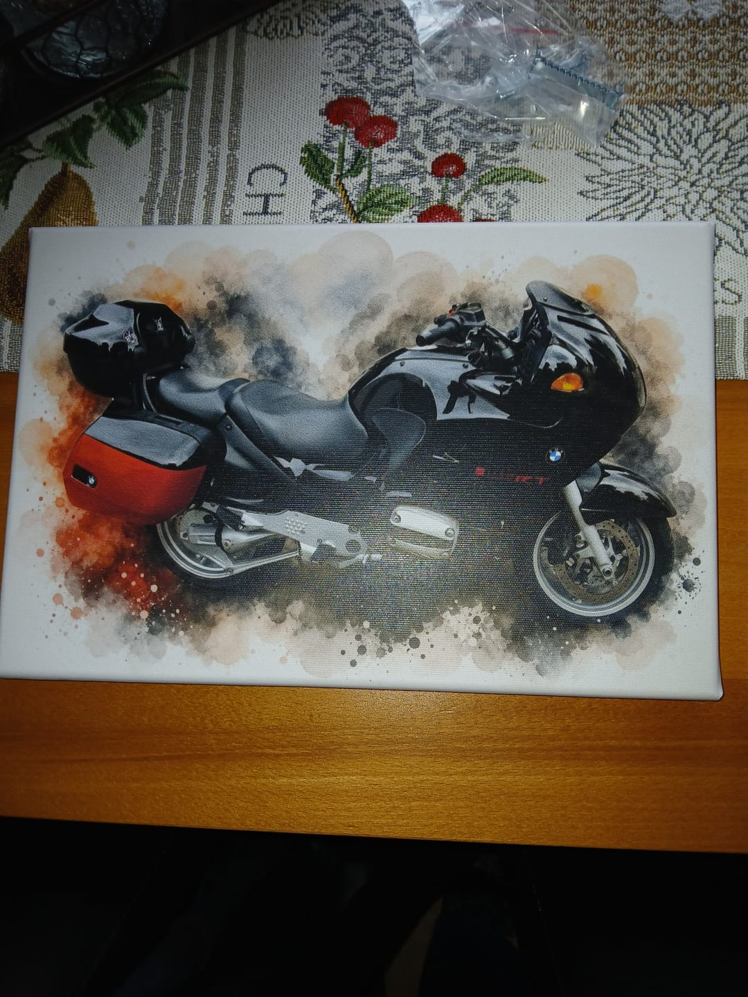 Customer photo review of Dein Fahrzeug als Kunstwerk – mit Live-Vorschau, als Poster oder Leinwand