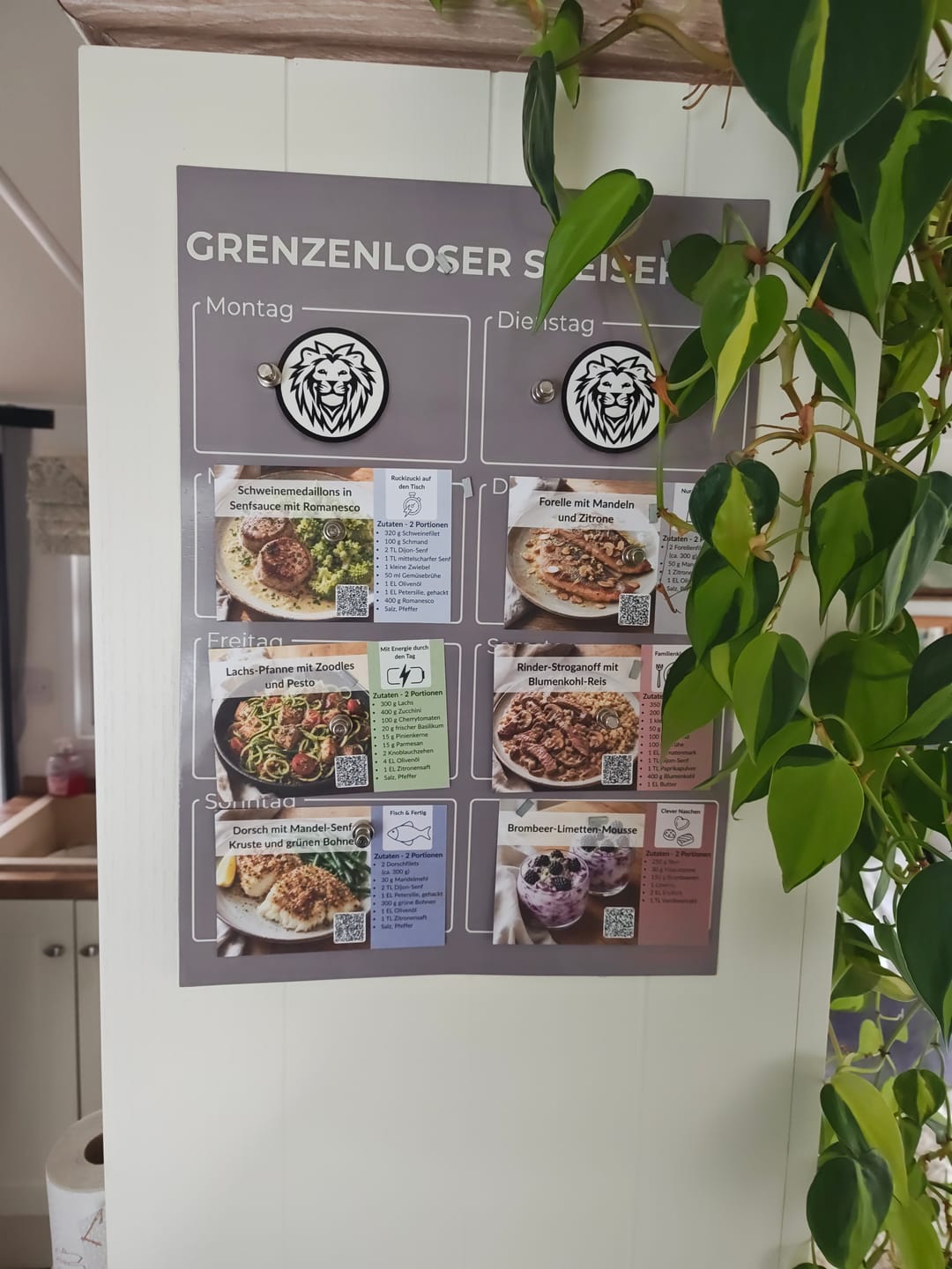 Customer photo review of Rückwand Speiseplan®