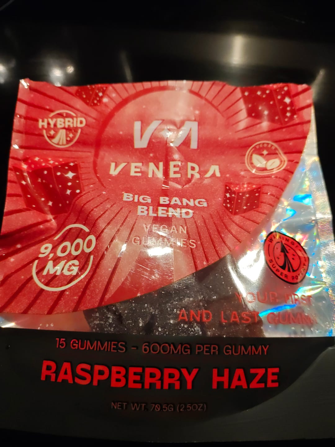 Customer photo review of D9 THCP + THCA Gummies (9,000 MG)