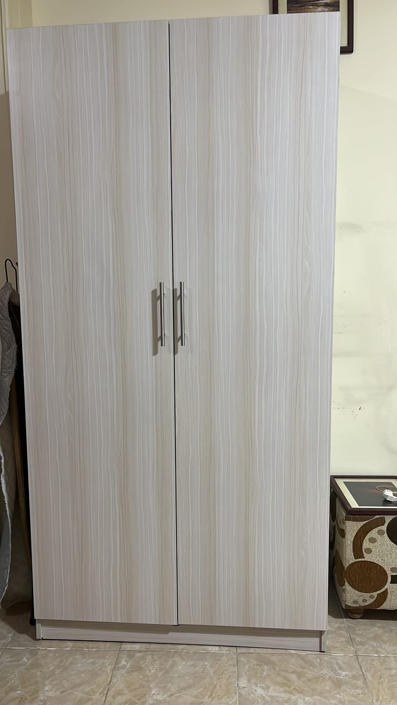 Customer photo review of Two-door wardrobe with ample storage space