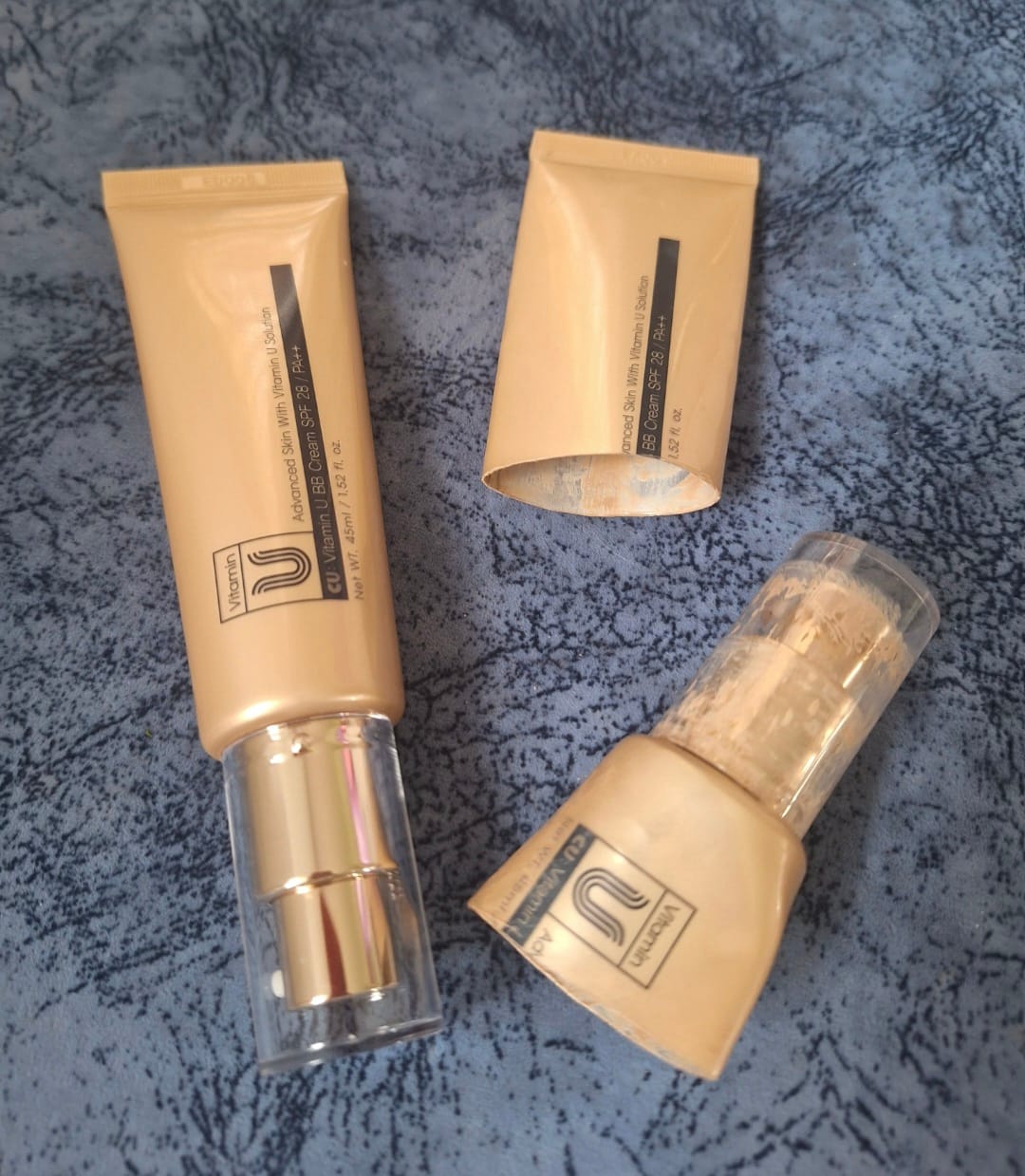 Customer photo review of CUSKIN trigubo poveikio BB kremas su vitaminu U ir peptidais SPF28 PA++, 45 ml.