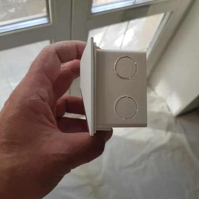 Customer photo review of Recessed Wall Light for Stairwell, Step Fitting, 8.5 cm