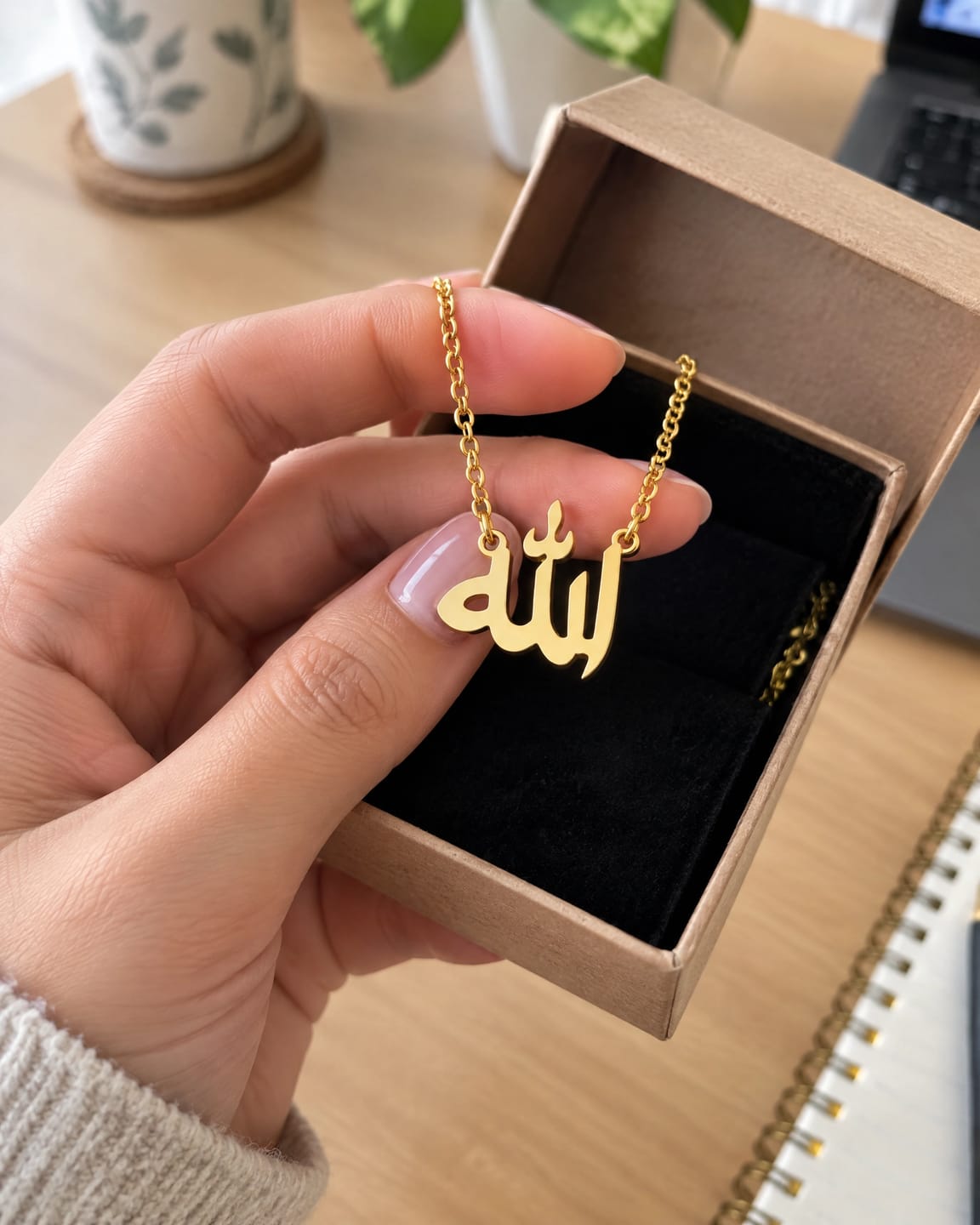 Customer photo review of Colgante con la palabra Allah