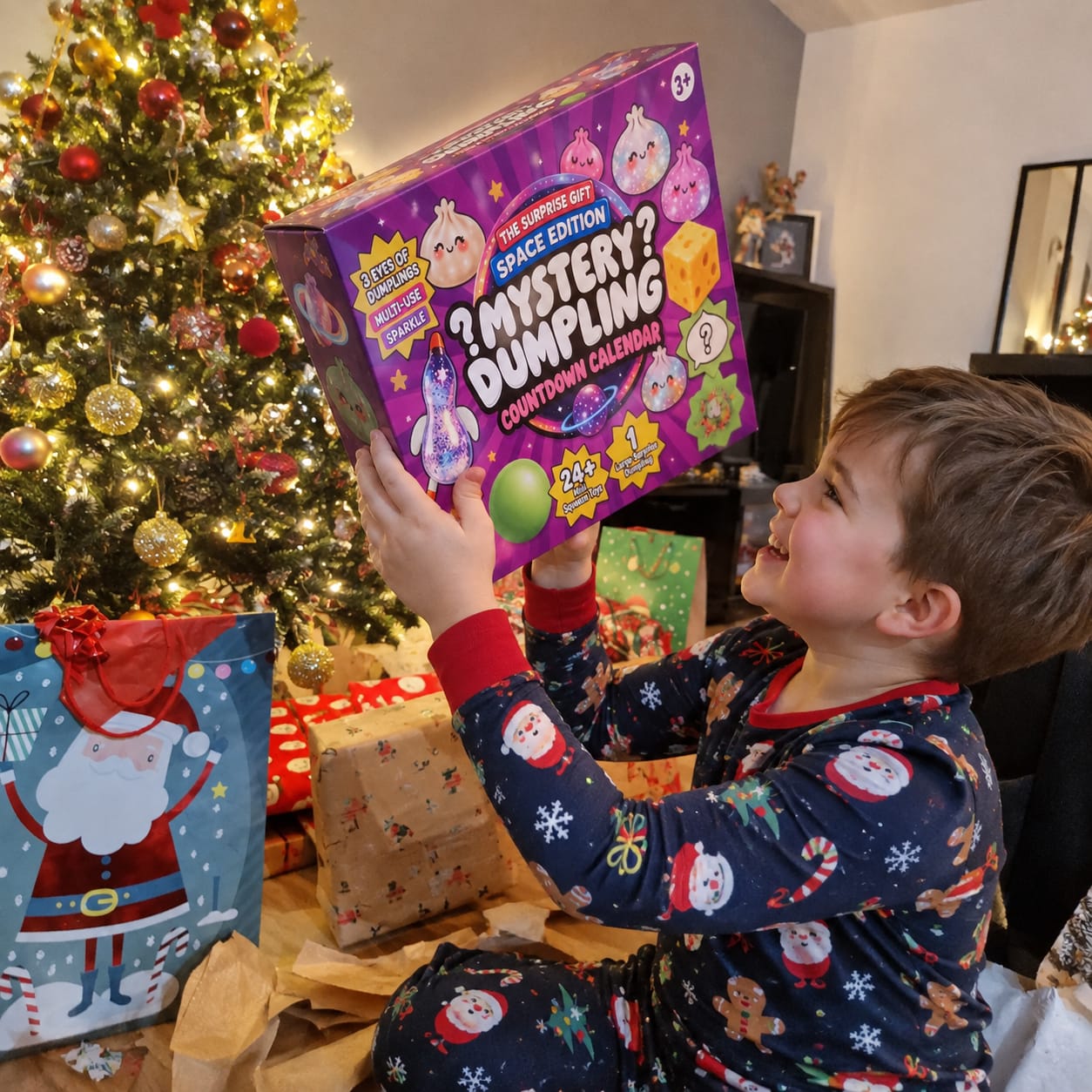 Customer photo review of Calendario Sorpresa de Squishies — 24 Días de Magia Navideña