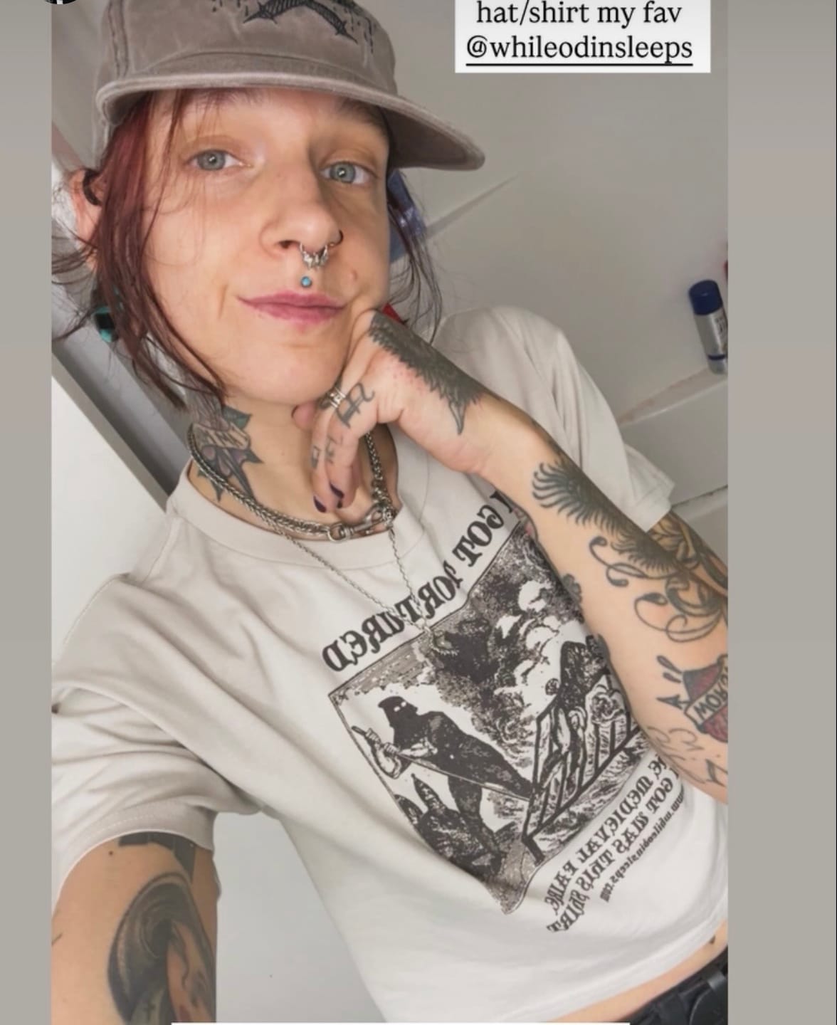 Customer photo review of Torture Museum Crop Tee
