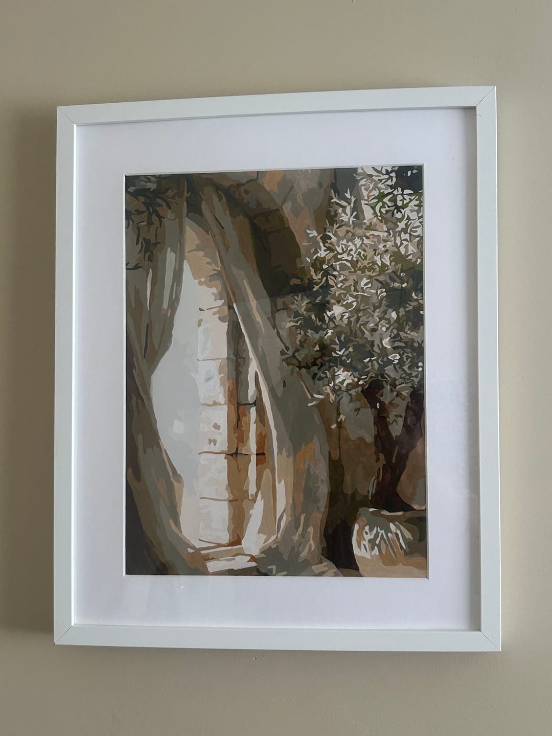 Customer photo review of The Stone Archway | Paint by Number