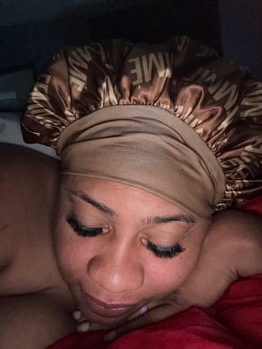 Customer photo review of Silk Bonnet