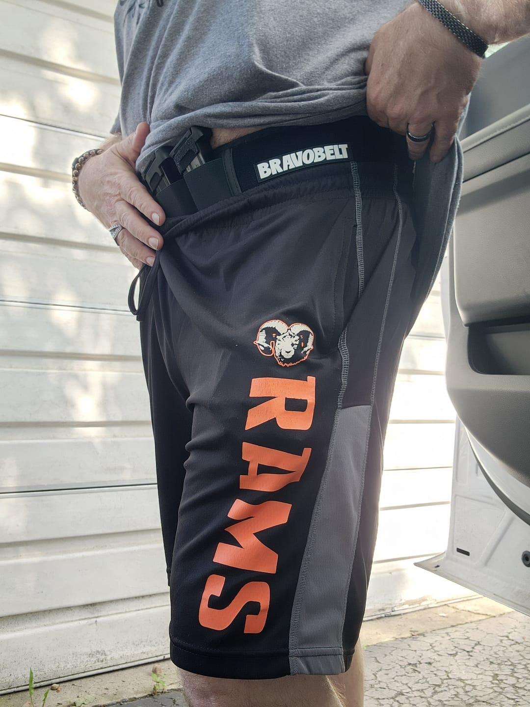 Customer photo review of BravoBelt Belly Band Holster for Concealed Carry - Unisex - Black