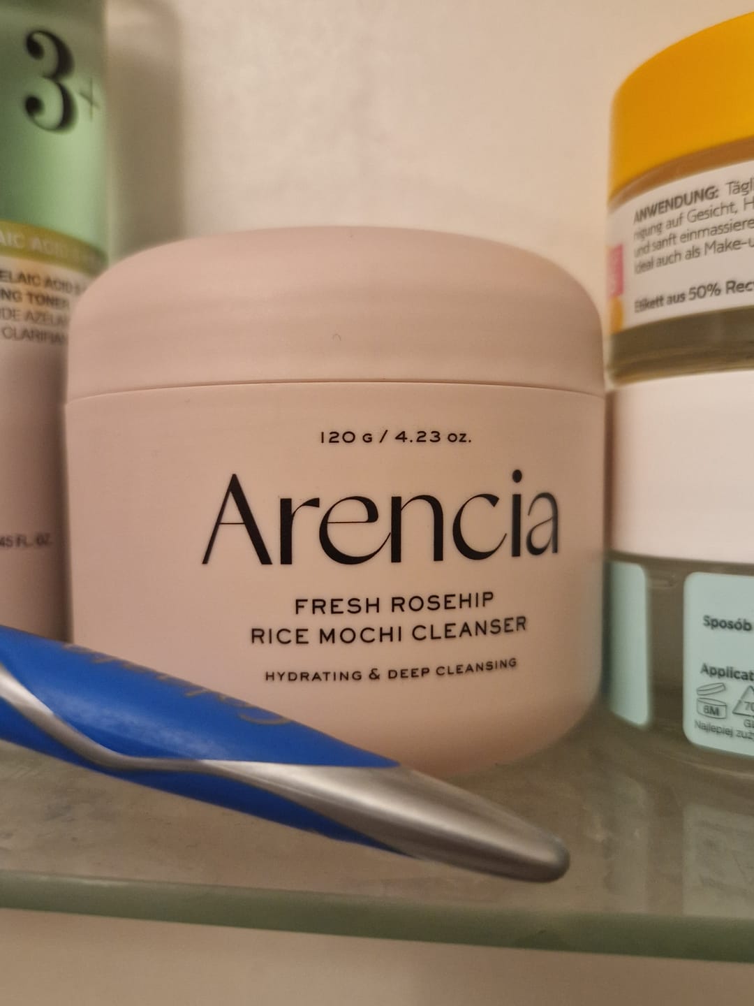 Customer photo review of Sejas ādu attīrošs līdzeklis Arencia Fresh Rosehip Rice Mochi Cleanser