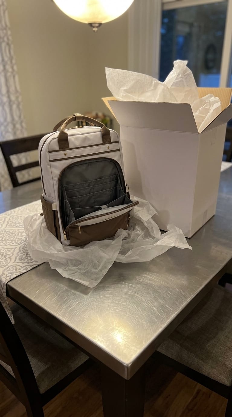 Customer photo review of 4-in-1 Backpack with Lunch Bag