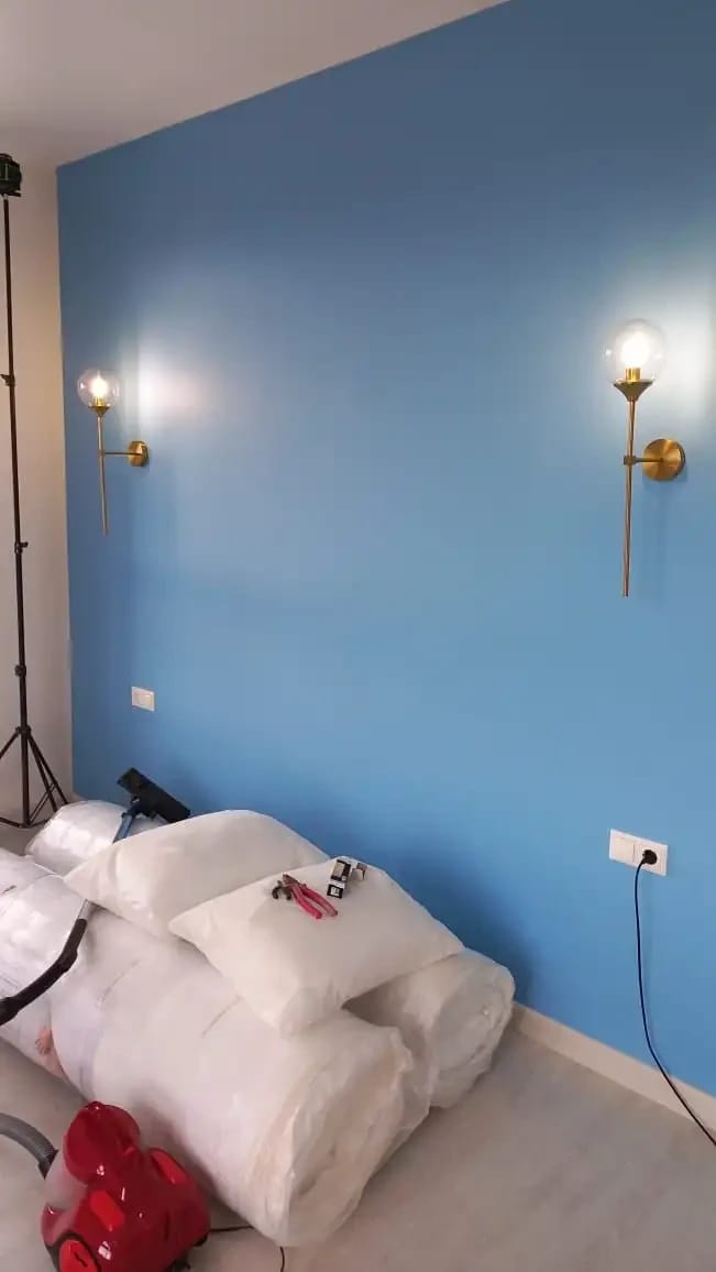 Customer photo review of Glass Wall Sconce for Hallway, Amber or Clear, 15 to 60 cm