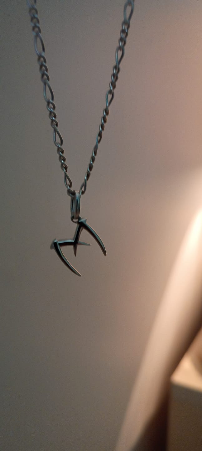 Customer photo review of Molto Initial Charm Pendants