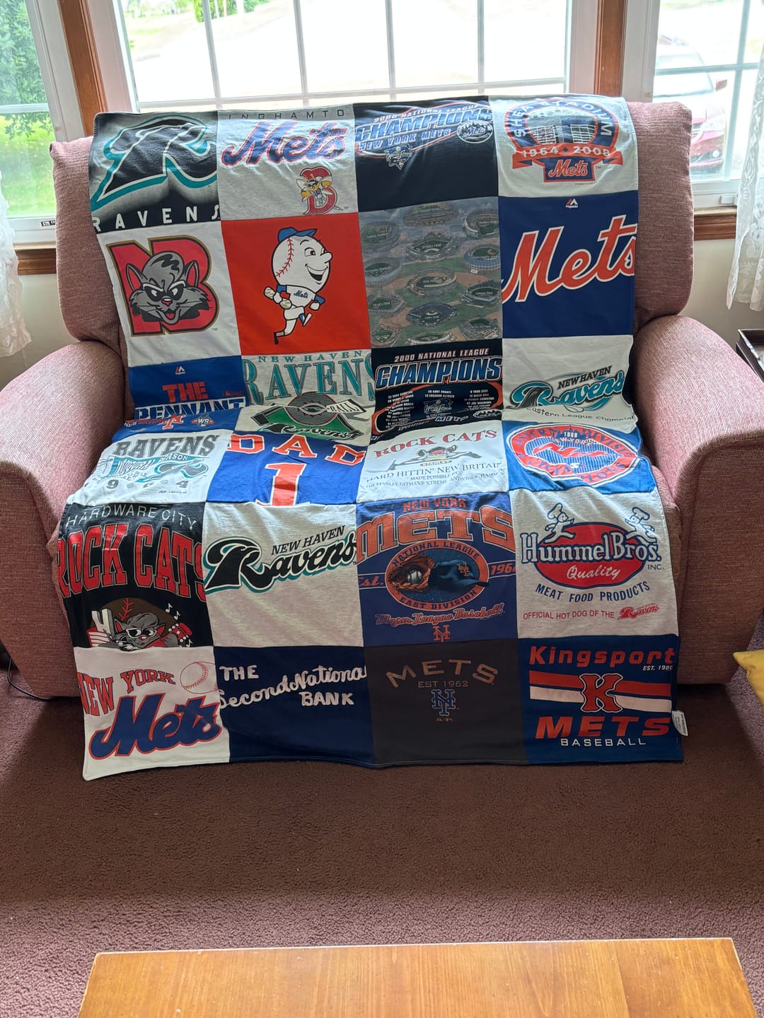 Customer photo review of Project Repat T-Shirt Quilt