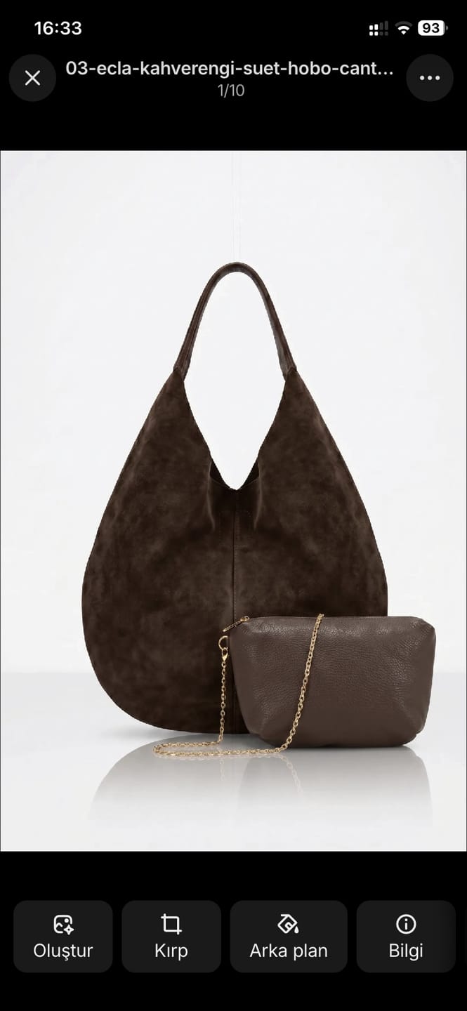 Customer photo review of LUNA No.2 | Yavrulu Tote Çanta | Kahve