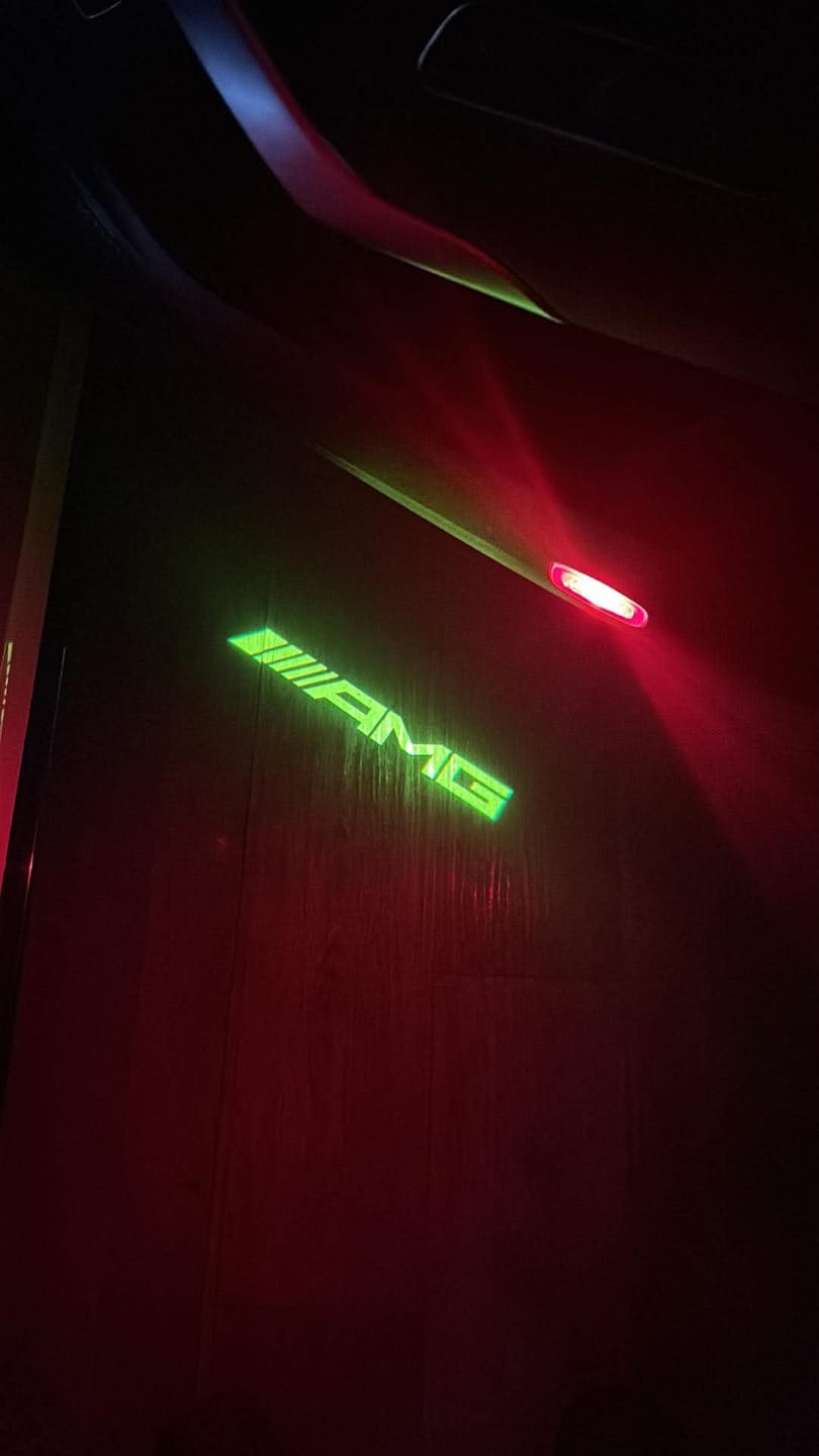 Customer photo review of MERCEDES DOOR LIGHTS
