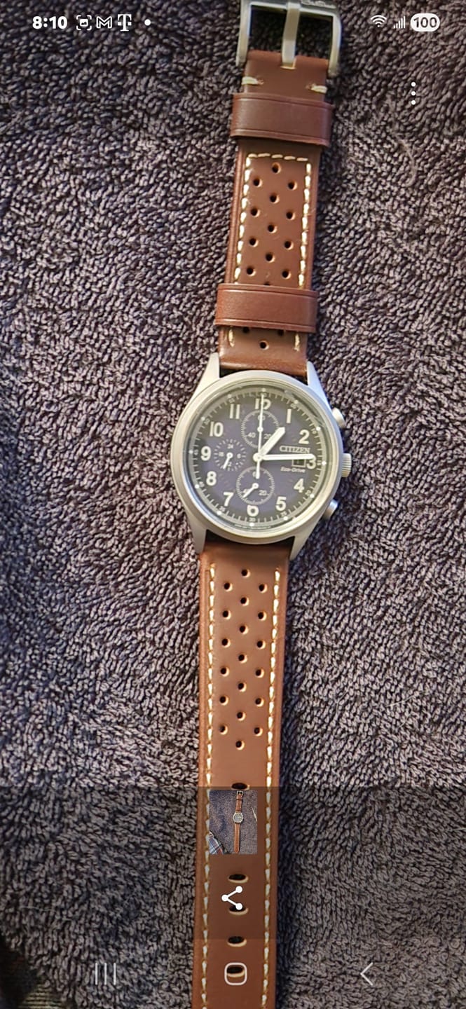 Customer photo review of Leather Sport Grip - Code Brown