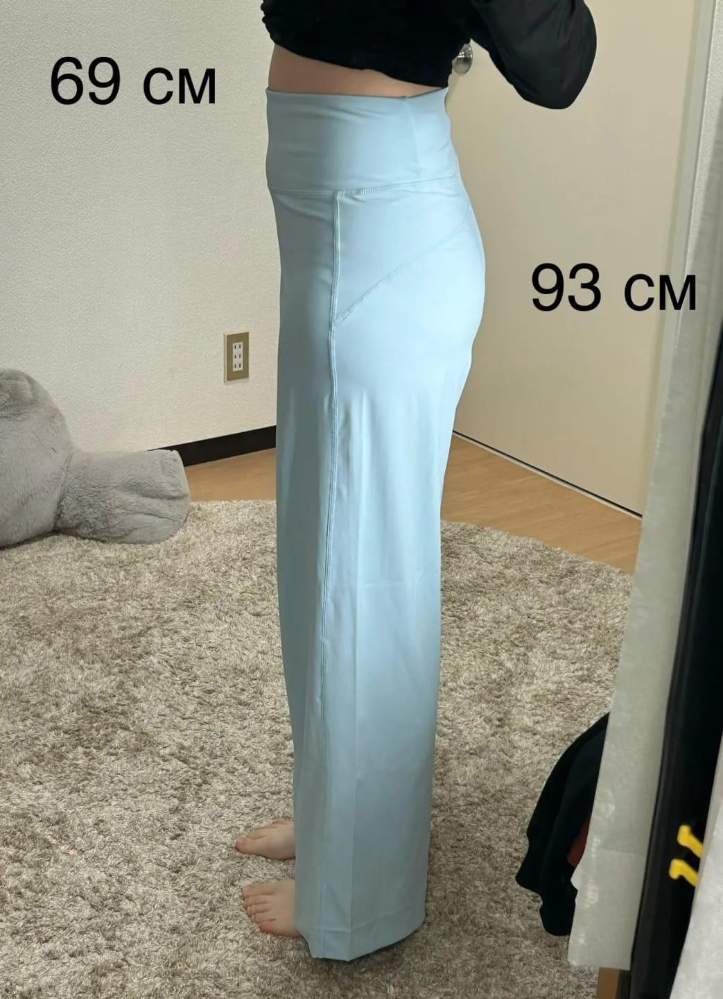 Customer photo review of High-Waist Stretch Yoga Pants for Women with Pockets, Soft Lightweight Fit