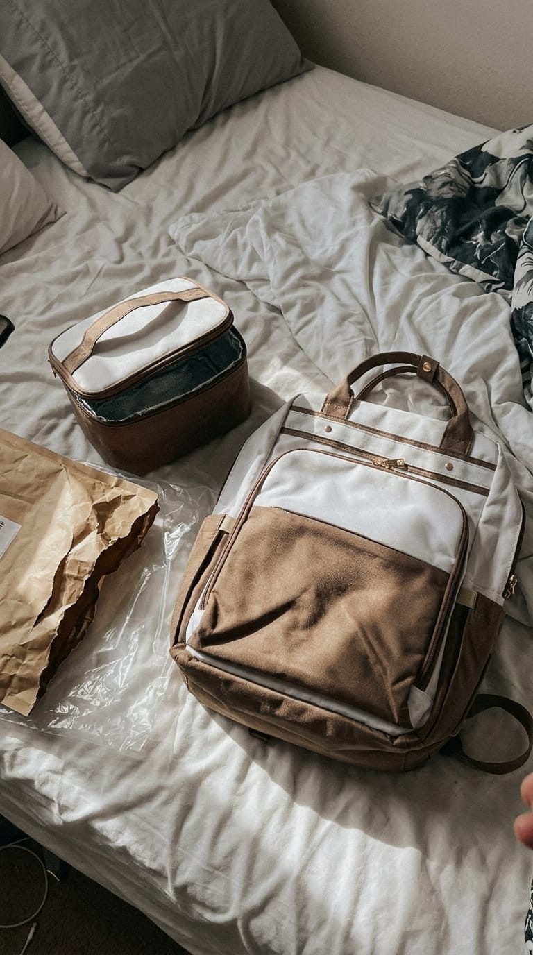 Customer photo review of 4-in-1 Backpack with Lunch Bag