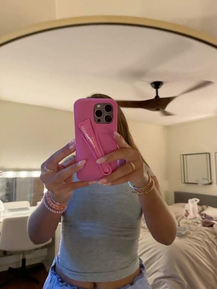 Customer photo review of Rhode Phone Case Rose