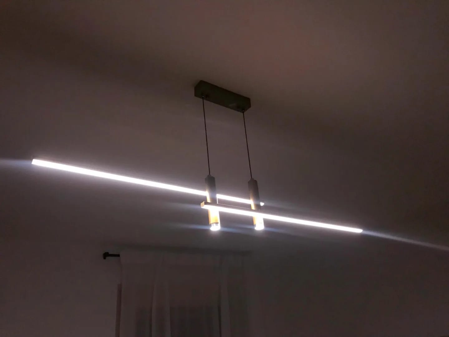 Customer photo review of Bar Pendant Light for Kitchen Island, 80 to 120 cm LED