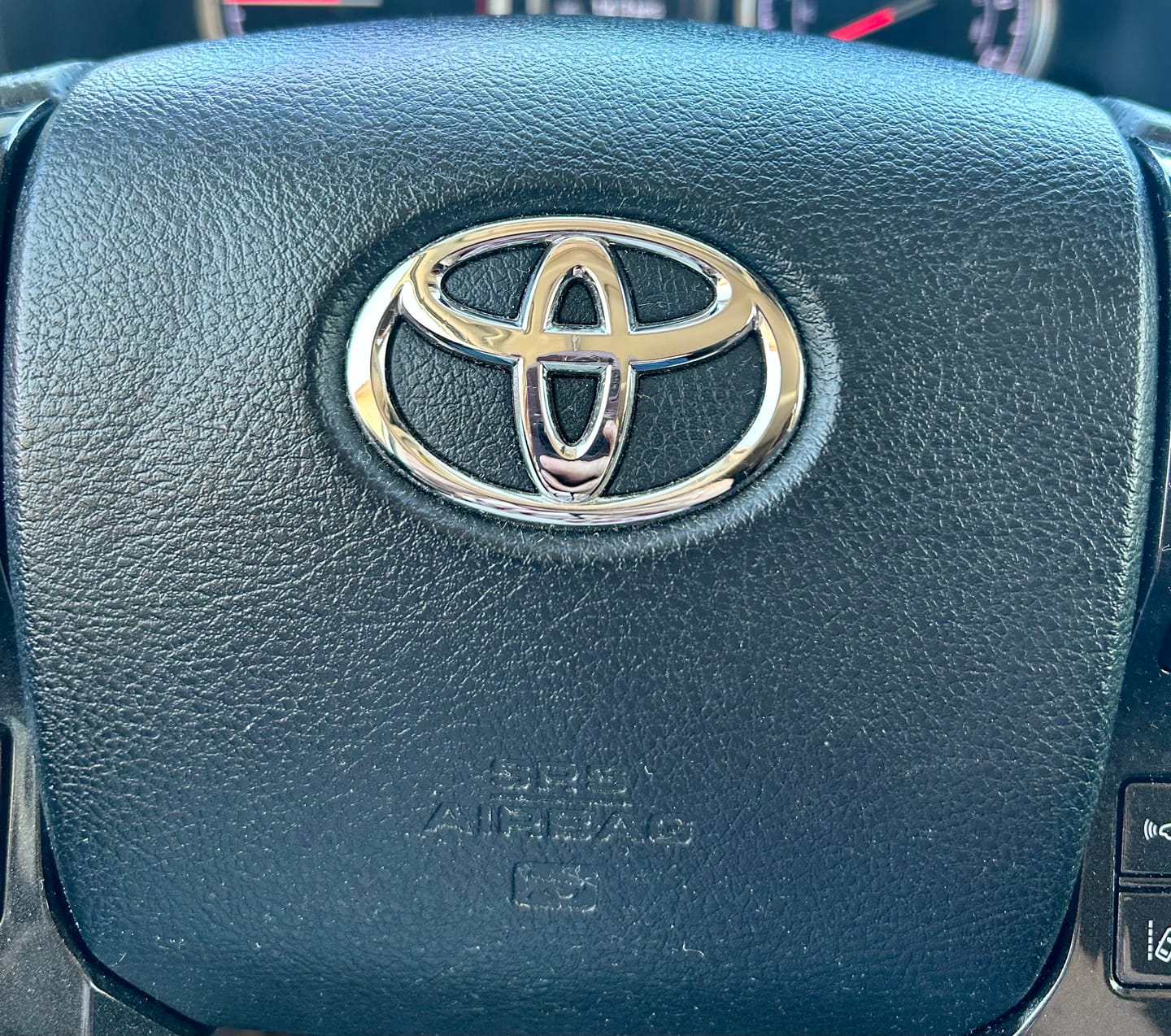Customer photo review of Steering Wheel Emblem Overlay