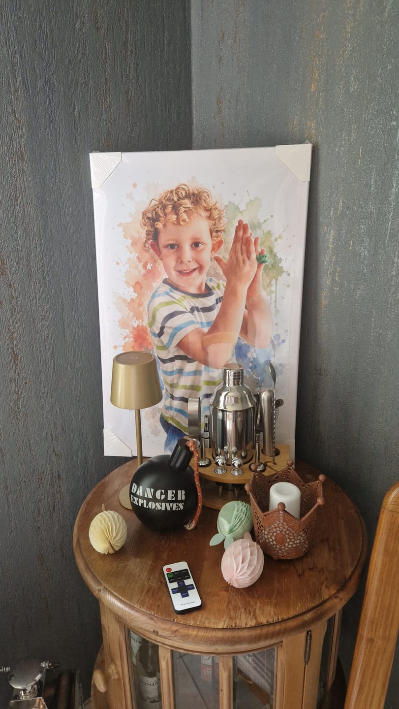 Customer photo review of Euer Foto als Kunstwerk – mit Live-Vorschau, als Poster oder Leinwand