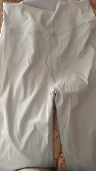 Customer photo review of High-Waist Stretch Yoga Pants for Women with Pockets, Soft Lightweight Fit