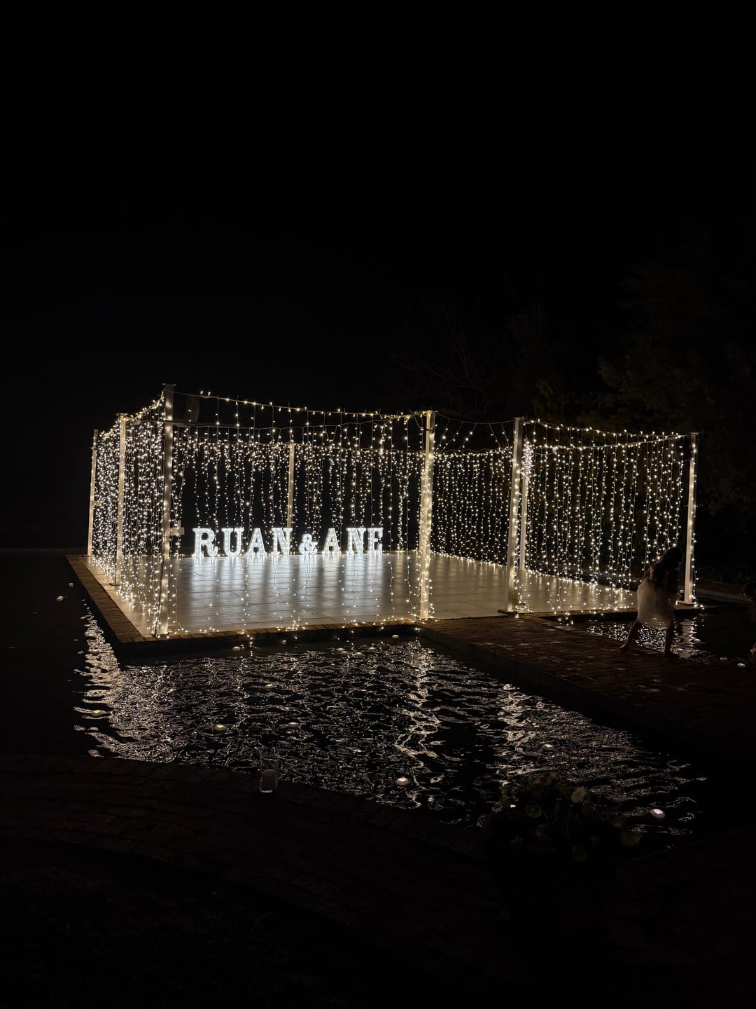 Customer photo review of Curtain Fairy Lights