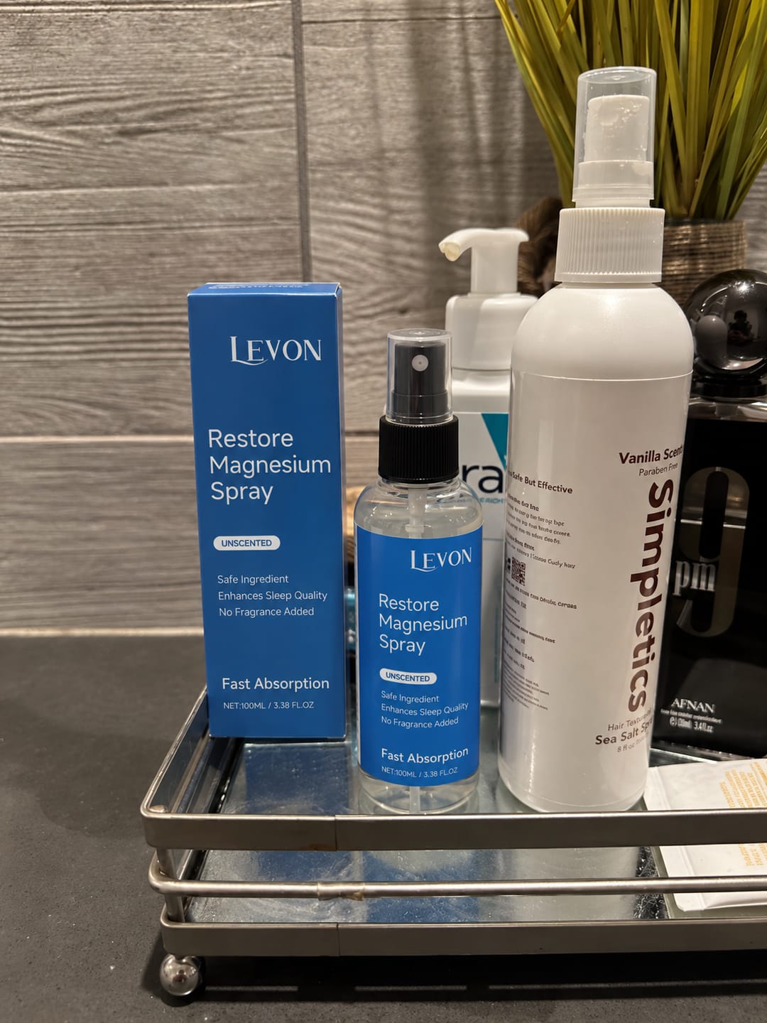 Customer photo review of Levon Restore Magnesium Spray