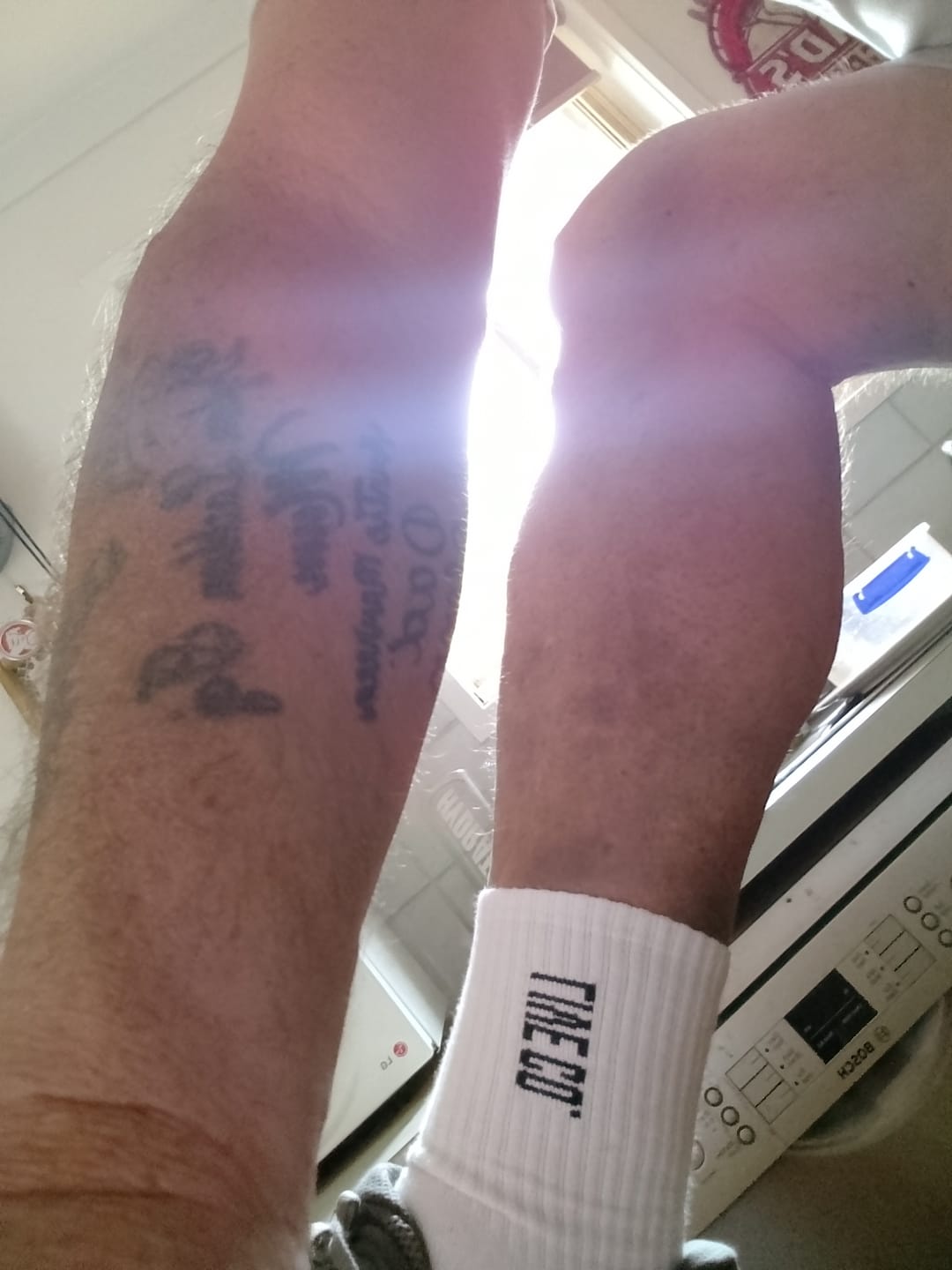 Customer photo review of White Live Co. Socks - 2 Pack