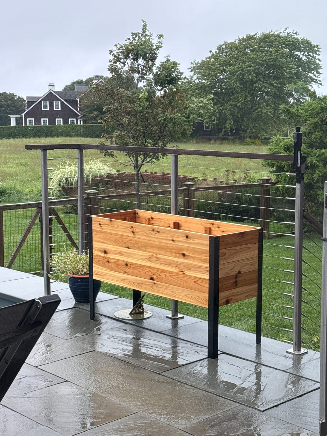 Customer photo review of 18″ x 48″ Deep Root Raised Garden Bed - 30″ TALL - Select Grade