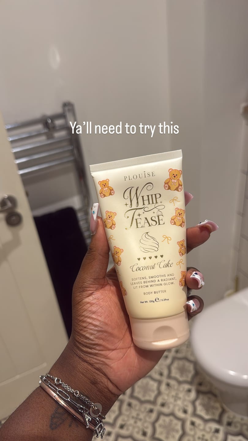 Customer photo review of Whip Tease Body Butter - Coconut Cake