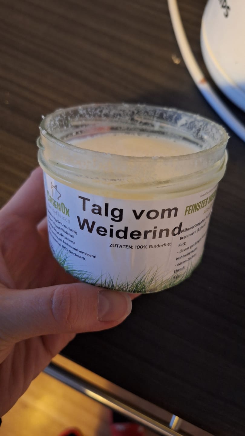 Customer photo review of Glas Rindertalg vom Weiderind