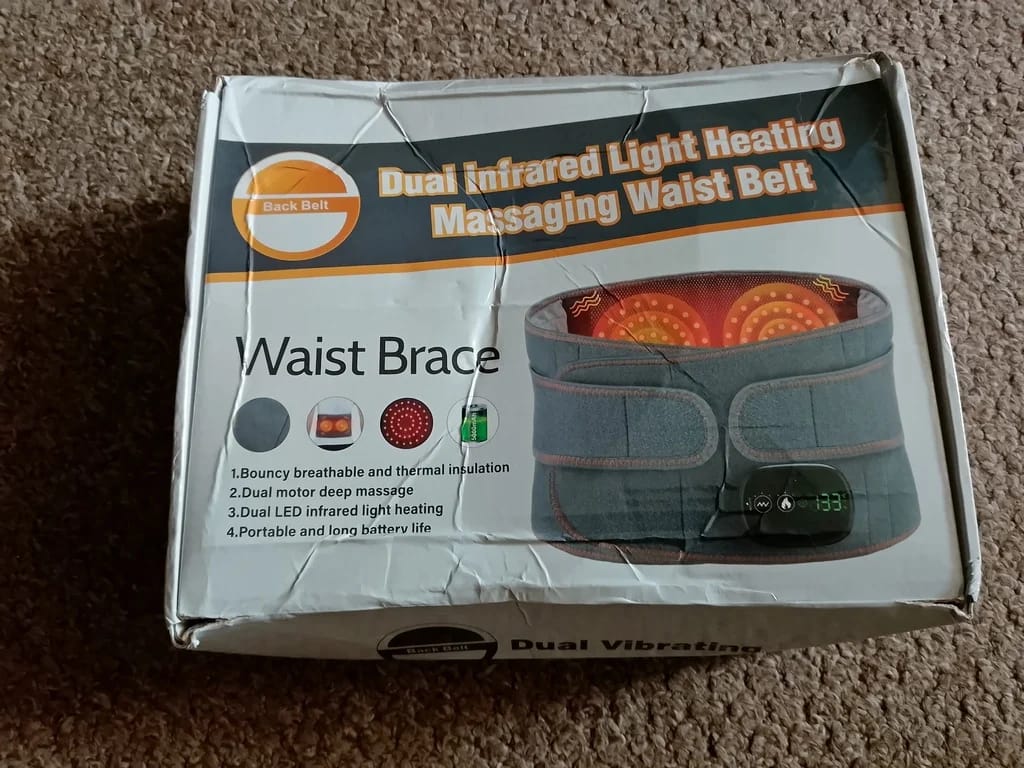Customer photo review of STIMMAX Red Light Therapy Massage Belt