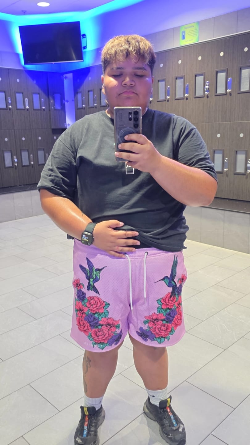 Customer photo review of 141 The Block Party Shorts