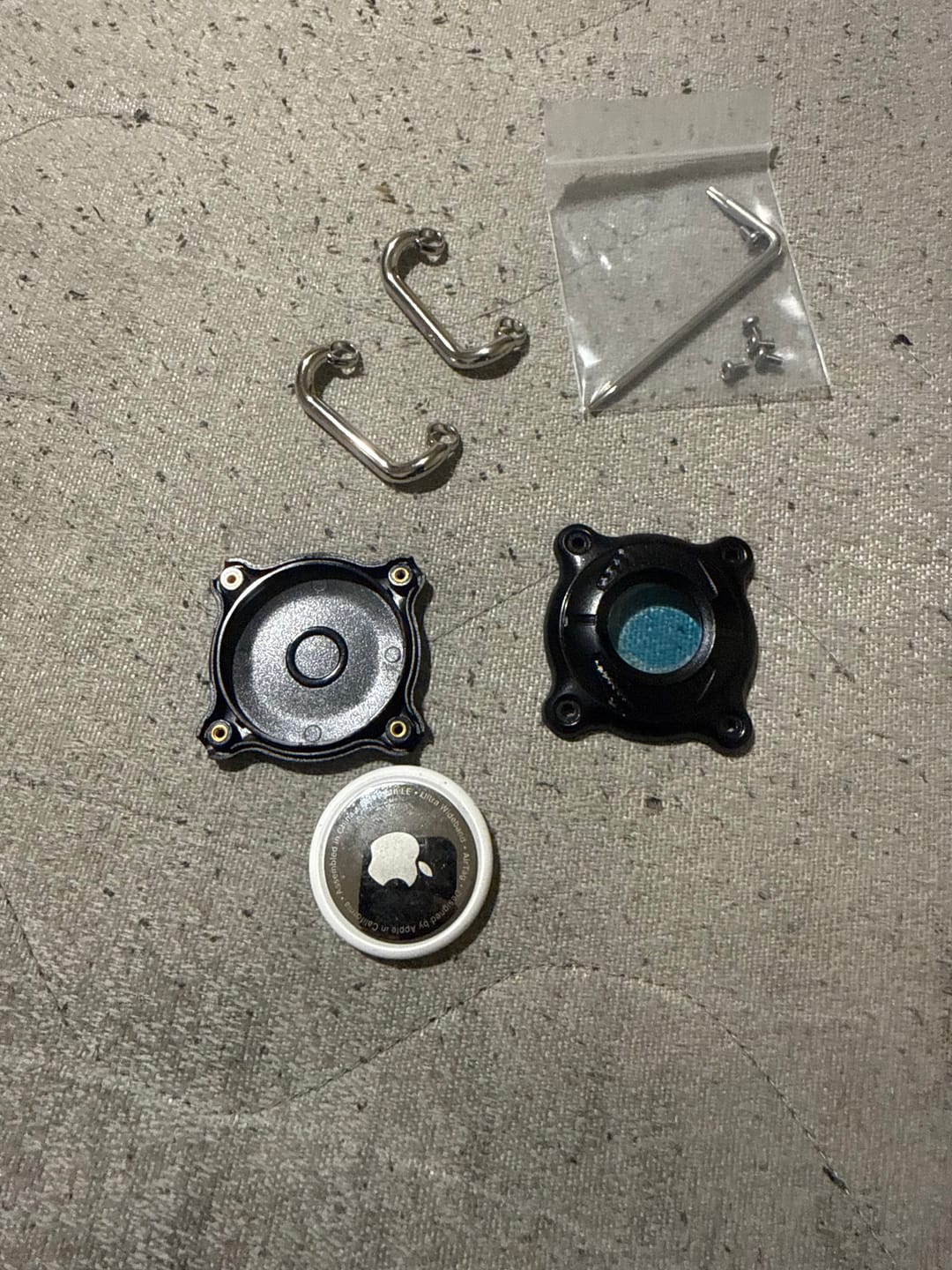Customer photo review of Airtag Holder for Dog Collar Waterproof Case for Apple Airtag