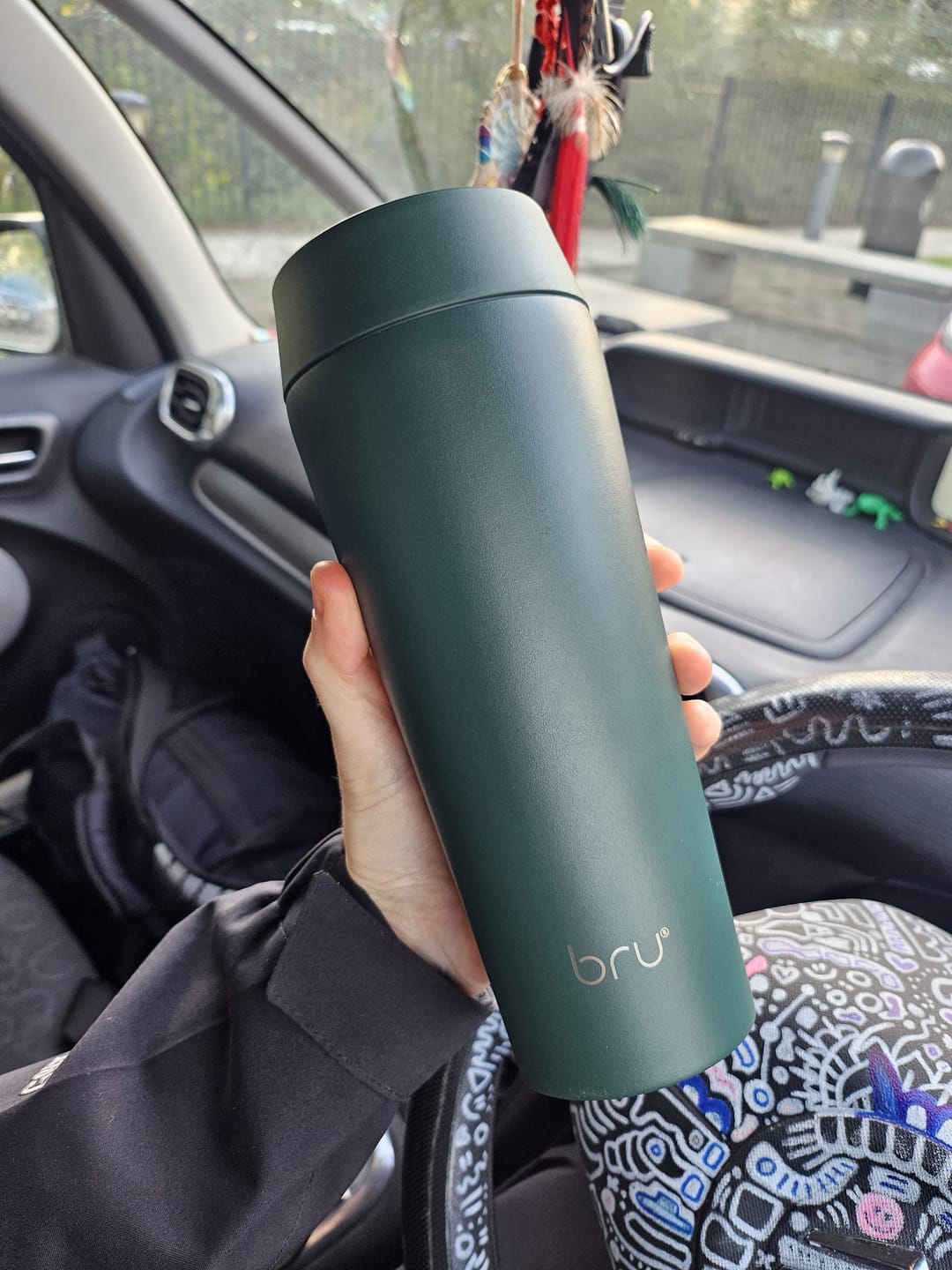 Customer photo review of bru Ceramic Travel Mug