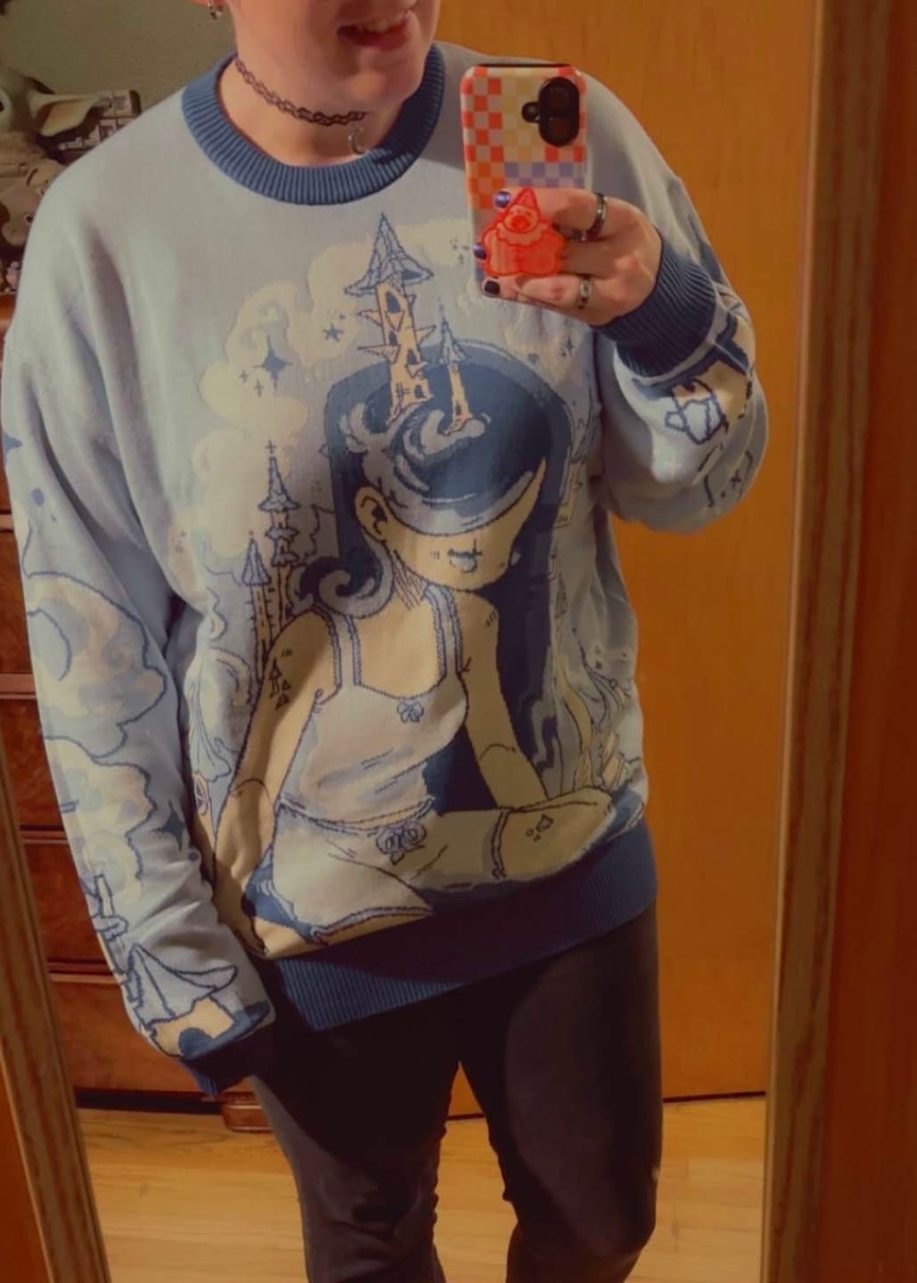 Customer photo review of Sand Castle Girl Sweater