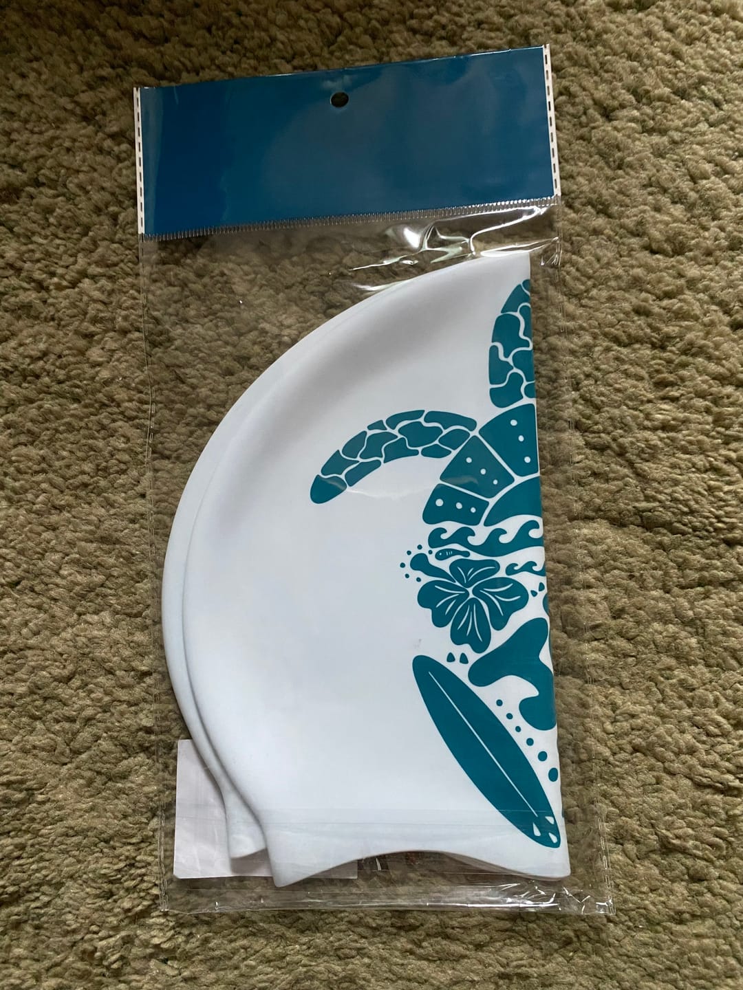 Customer photo review of JAYD Swim Cap - Turtle Tribe