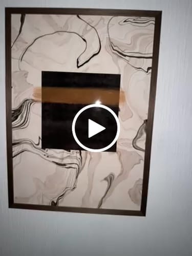 Customer photo review of Marbling Kaaba Silhouette