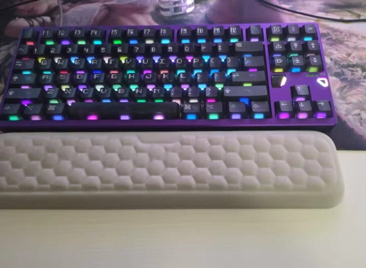 Customer photo review of Wurk Built™ Wrist Deck — The Memory-Foam Wrist Rest Set Engineered for Full-Size Keyboard & Mouse Setups