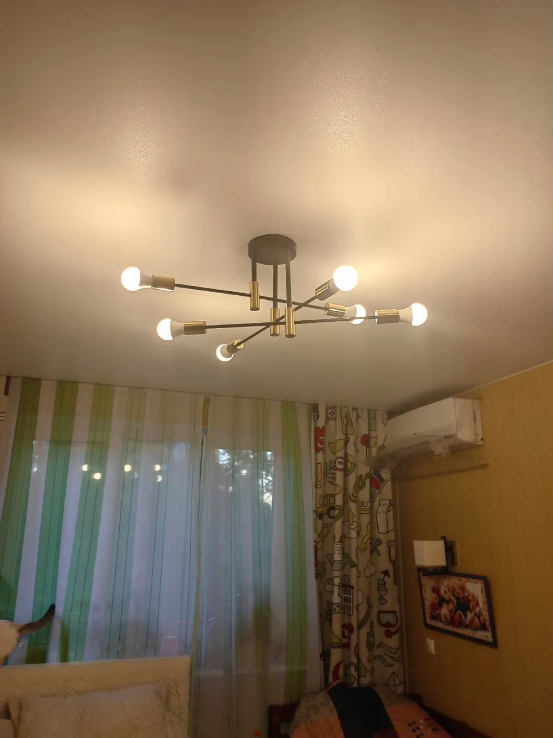 Customer photo review of Iron Ring Chandelier for Dining Table, 25 to 90 cm, Black